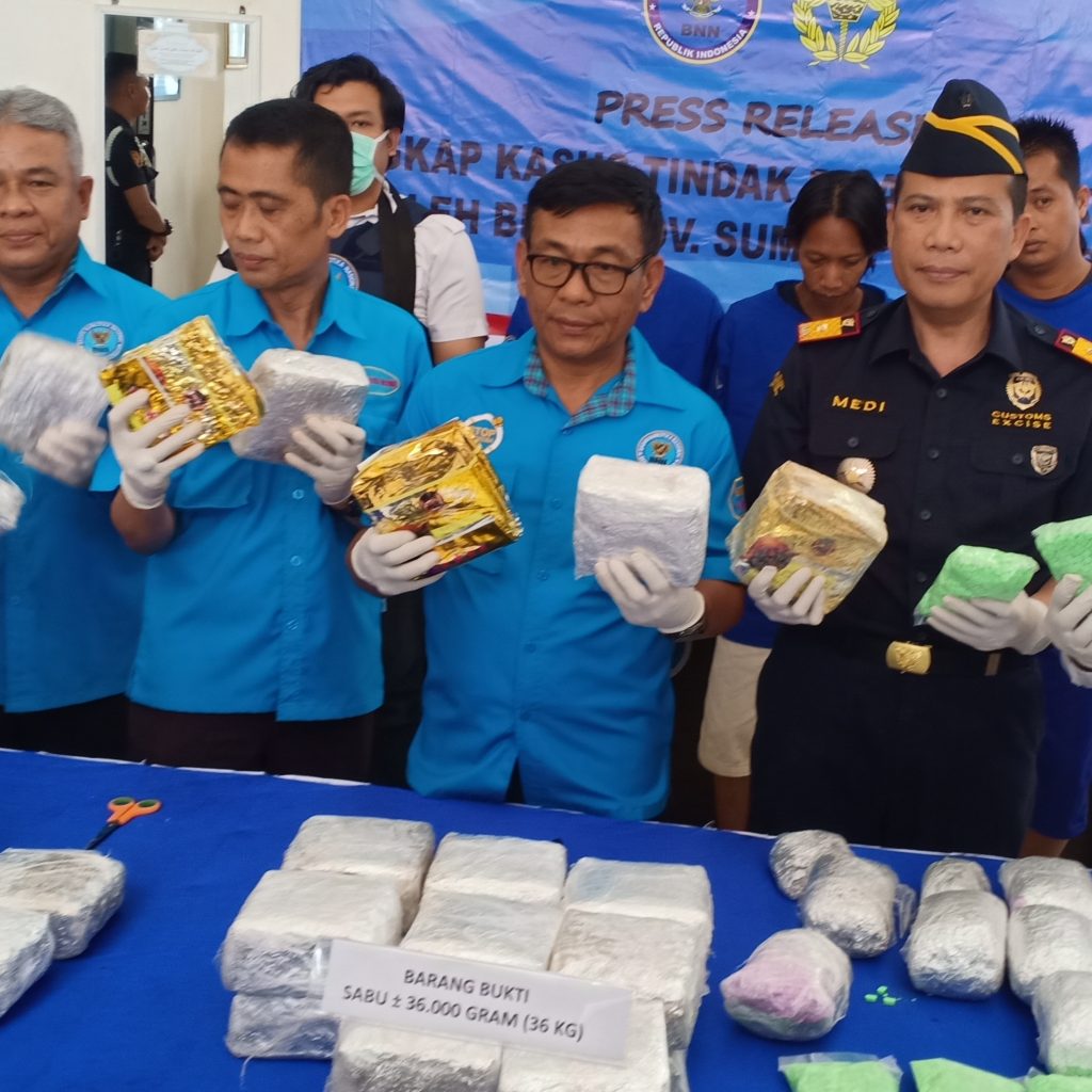 BNNP Sumsel Gagalkan Peredaran Narkoba Asal Malaysia