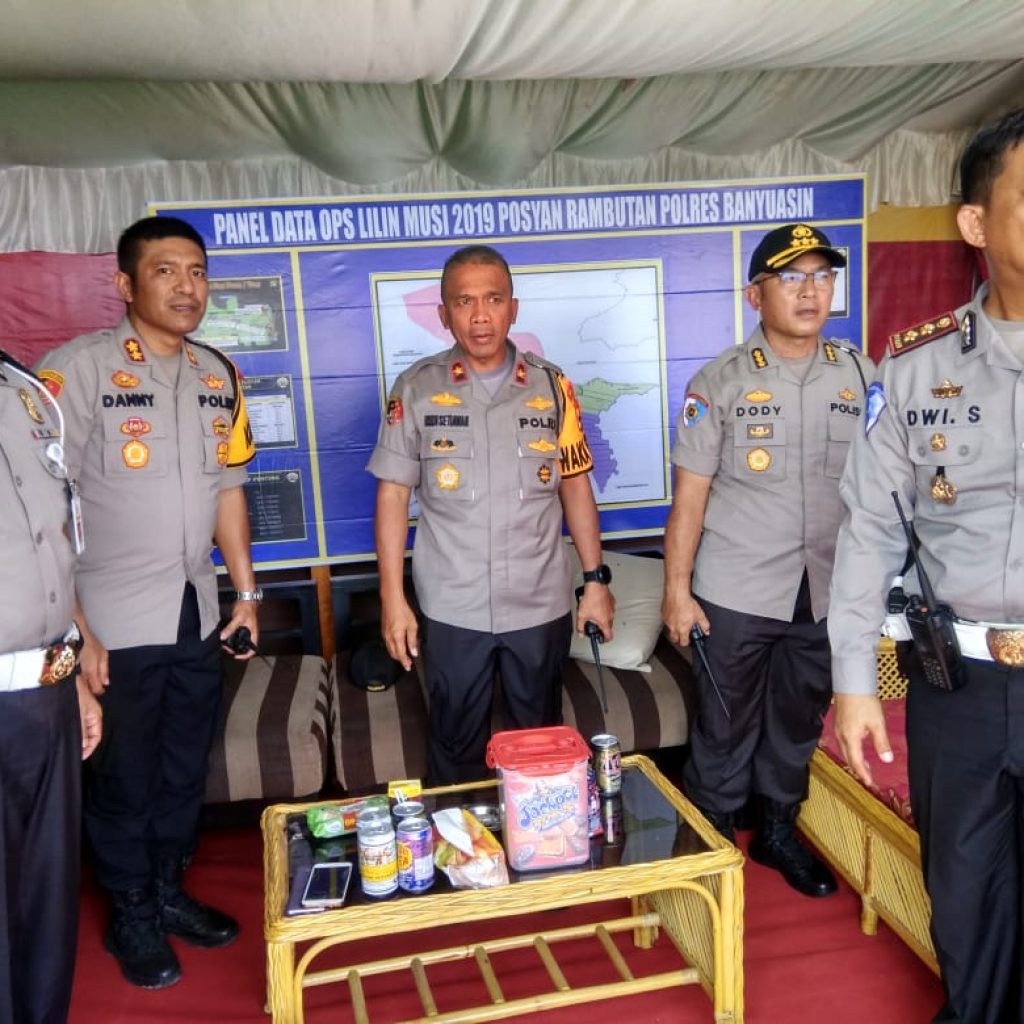 Jelang Nataru, WakaPolda Sumsel Cek Pos Pelayanan Operasi Lilin Musi 