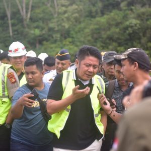 Gubernur Tinjuan Proyek Irigasi Lematang Kota Pagaralam