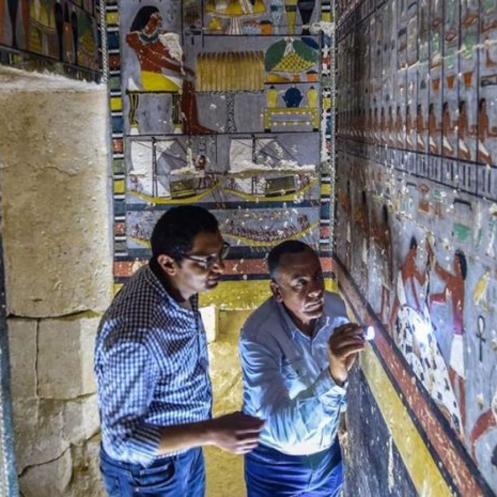 Arkeolog Temukan Mural Kuno Mesir, Gambaran Musisi Profesional