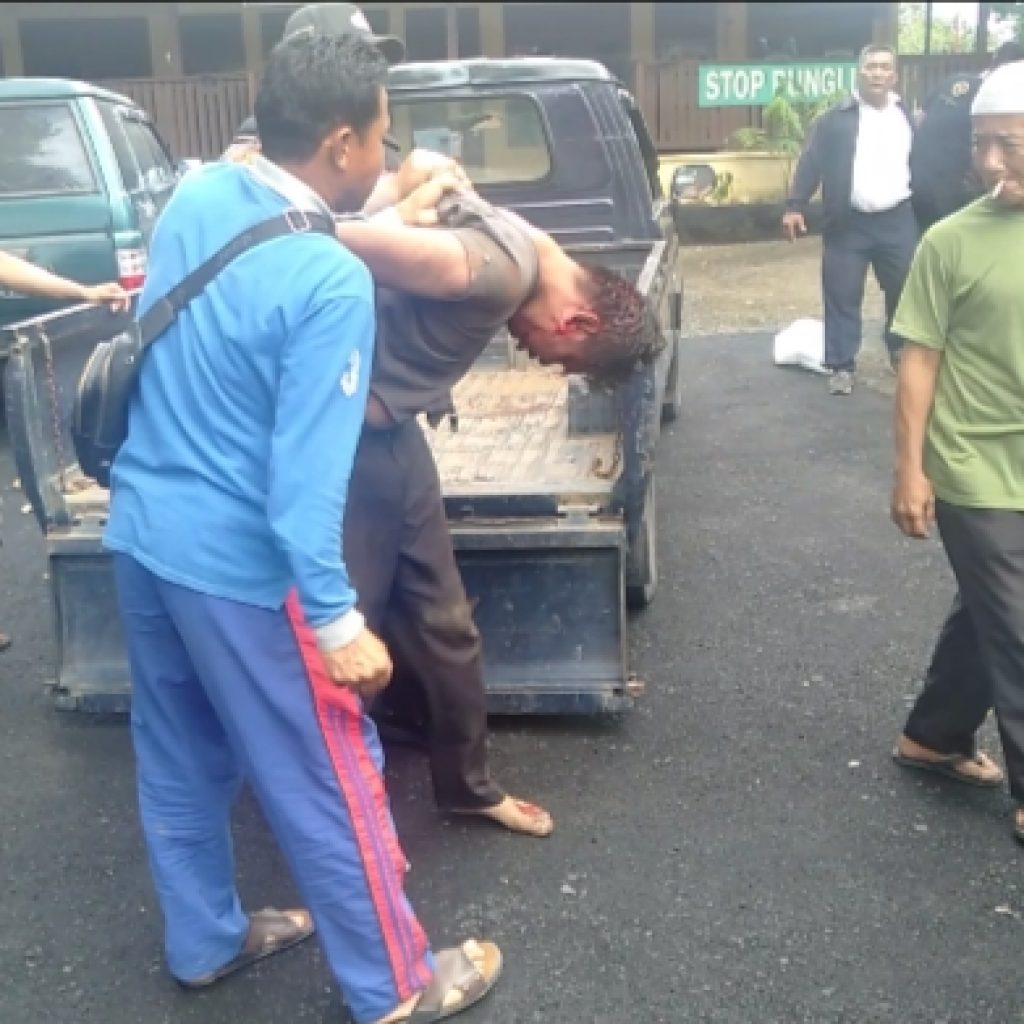 Nyaris Tewas, Polsek Gandus Amankan Pelaku Pencuri Motor