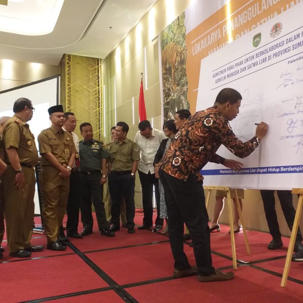 Bentuk Satgas, Bukti Komitmen Pemprov Sumsel Cegah Konflik Manusia dan Satwa Terulang