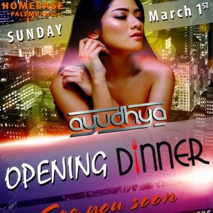 Ayudhya Akan Meriahkan Launching HOMEBASE Dine dan Drink