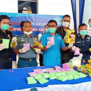 BNN Sumsel Amankan Sabu 35 Kg dan Pil Ekstasi 34 Butir Asal Malaysia