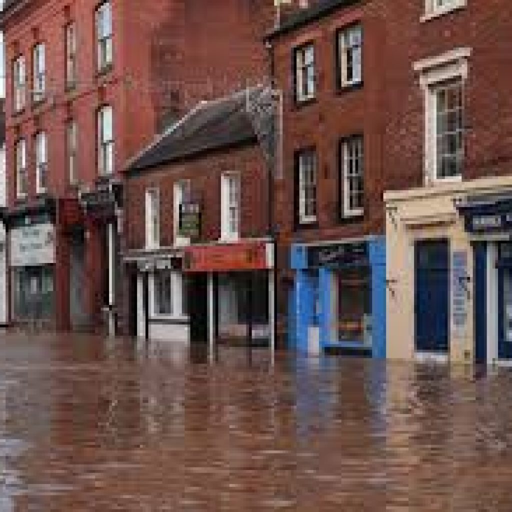 Banjir Besar  Inggris Di Picu Oleh Badai Dennis