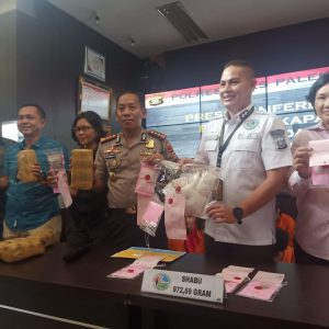 Selama Febuari Ini, Polisi Tangkap 42 Pengedar Narkoba di Palembang