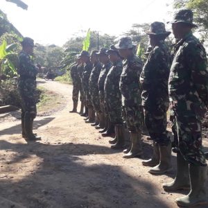 Tidak Ada Kata Hari Libur Buat Satgas Pra-TMMD 07 Kodim Kudus