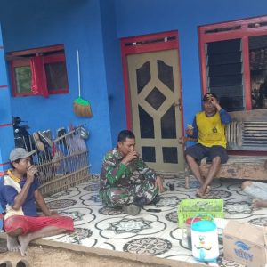 Tumbuh Kembangkan Keakraban TNI dan Warga di TMMD Kodim Kudus.