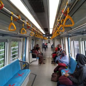 Terapkan Social Distancing, LRT Sumsel Berlakukan Penyesuaian Jadwal