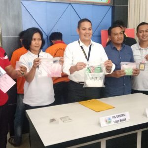 Polrestabes Palembang Tangkap Tiga Pelaku Kurir Narkoba