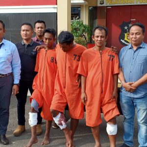 Polisi Dor Tiga Komplotan Pembobol Rumah dan Minimarket