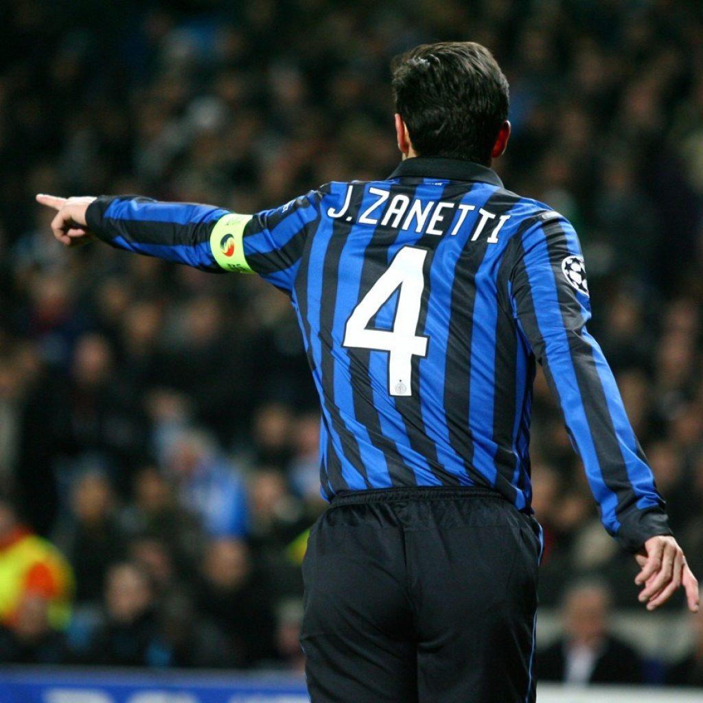 Nomor Pungung 4 Javier Zanetti, Abadi Inter Milan