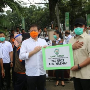 Bantuan APD Kembali Datang, Pemprov Sumsel Segera Distribusikan ke Tenaga Medis