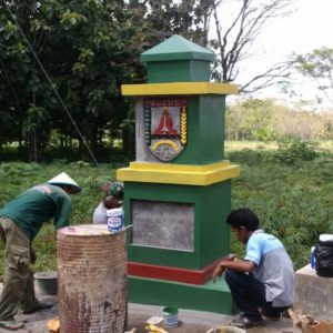 Tugu Prasasti TMMD, Berdiri Tegak Kokoh Sebagai Bukti Pengabdian TNI Kepada Rakyat