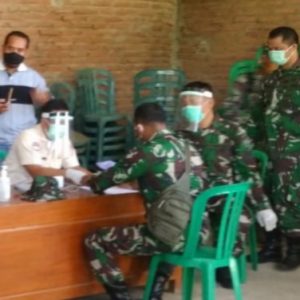Jelang Penutupan, Satgas TMMD Kodim Kudus Lakukan Pengecekan Test Kesehatan