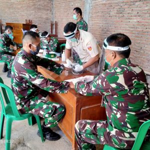 Satgas TMMD Jalani Pengecekan Kesehatan Secara Rutin