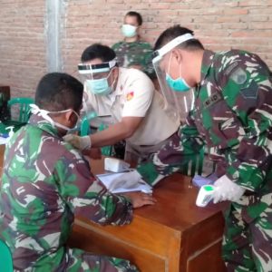 Tim Kesehatan Rs.Kartika Cek Kesehatan Anggota Satgas TMMD Kodim Kudus