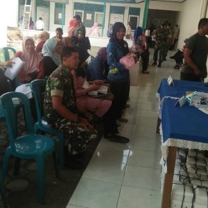 Satgas TMMD “Gandeng” Bidan Desa Selenggarakan KB