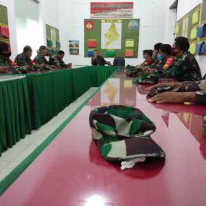 Tim Jurnalis Kodim 0722 Kudus Dapat Arahan Komandan Satgas TMMD 107