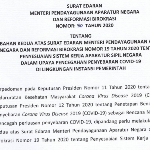 Menteri PAN-RB Terbitkan SE Perpanjang WFH ASN Sampai 13 Mei 2020