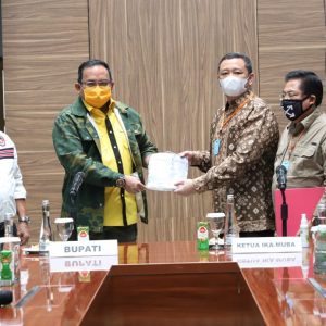 Dodi Reza  Libatkan IKA-Muba Gencarkan Program Sejuta Masker