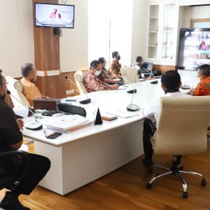 Antisipasi Covid-19, Bupati Muba Cek Kesiapan Pemdes Lewat Video Conference