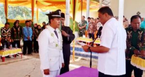 Lestarikan Kearifan Lokal, Pelantikan Pjs Kades Muncak Kabau Pakai Adat Komering