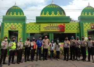 Cek Kesiapan Operasi Ketupat, Kapolres Muara Enim Tinjau Pos Keamanan