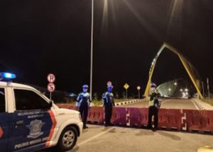 Antisipasi Balap Liar, Tim Satlantas Polres Muara Enim Lakukan Patroli