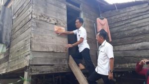 Rumah Penerima BLT Dana Desa Di Muba Dipasang Sticker