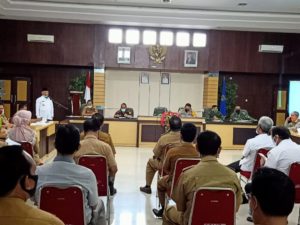Rapat Evaluasi Gugus Tugas Pandemi Covid-19