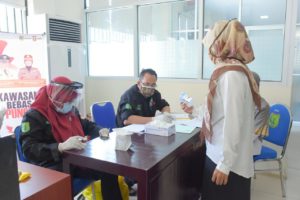 ASN di Inspektorat Muba Jalani Tes Urine Cegah Penyalahgunaan Narkoba