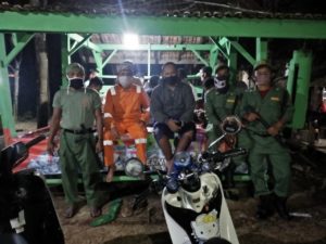 Kesbangpol Muba Tinjau Kesiapan Siskamling Kecamatan Keluang