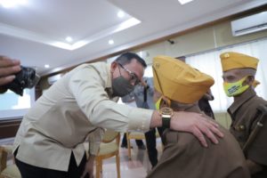 Pemkab Muba Salurkan Bantuan Bagi Veteran Dan Janda Veteran