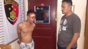 Polsek Plakat Tinggi Amankan Pelaku Curanmor Yang Babak Belur Di Amuk Massa