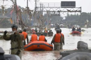 Puluhan Warga Tewas Dalam Banjir Jepang