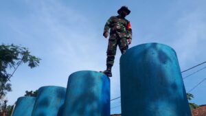 Dandim Puas Dengan Proyek Air Bersih di Lokasi TMMD