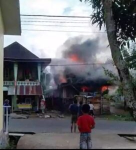 Satu Rumah Di Jarai Hangus Dilalap Si Jago Merah