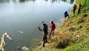 TMMD Akan Berakhir, TNI Ajak Warga Bersih-Bersih Bendung
