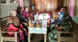 Dari Pintu Ke Pintu, Satgas TMMD Pamitan Kerumah Warga