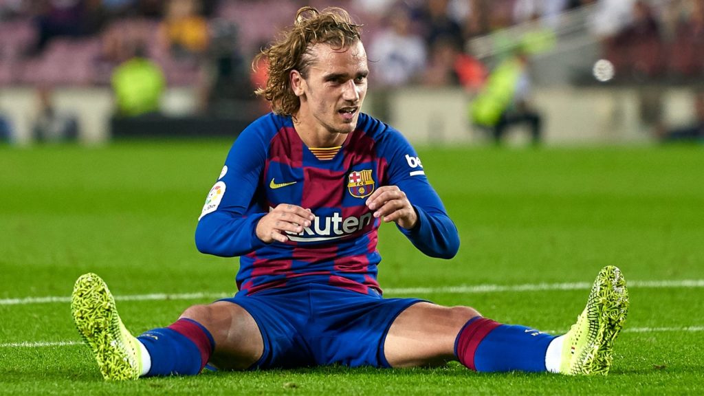 Griezmann Cidera Otot Paha Sampai Akhir Musim Ini