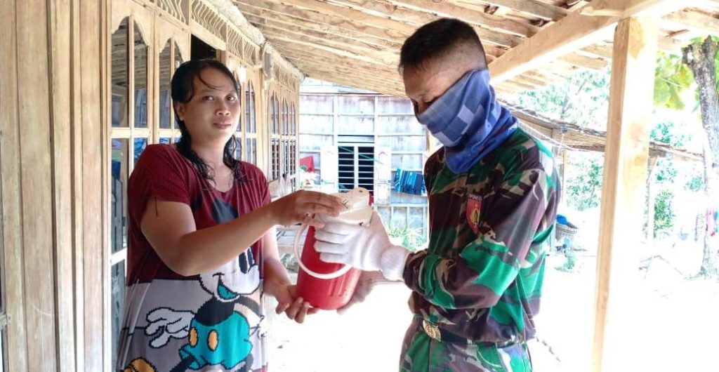 Berlebih, Logistik Dari Warga Desa Sasaran TMMD