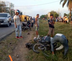 Seorang Pencari Rumput Meninggal Usai Jadi Korban Lakalantas