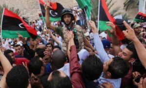 Puluhan Massa Berdemo Di Misarata Mengecam Korupsi Dan Layanan Publik Yang Buruk