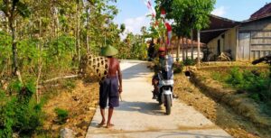 Jalan Produk TMMD Tambakselo Berfungsi Maksimal