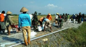 Pra TMMD di Sendangkulon, Sejumlah Pembangunan Fisik Sudah Dimulai