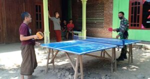 Tenis Meja Jalin Suasana Keakraban