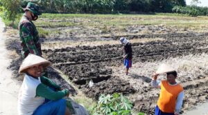 Soal Pertanian Juga Jadi Perbincangan Satgas TMMD Kodim 0715/Kendal