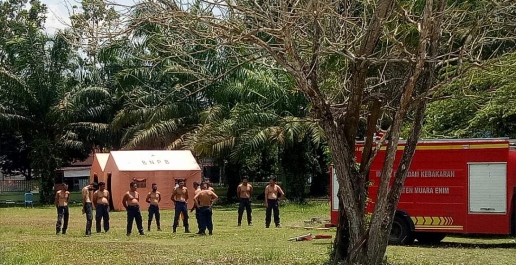 Antisipasi Karhutlah, Damkar Muara Enim Tingkatkan Pelatihan