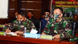 Satgas TMMD Jatiwarno Terapkan Standar Protokol Kesehatan